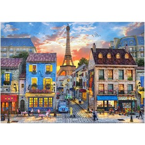 Castorland (B-52684) - Dominic Davison: "Streets of Paris" - 500 pieces puzzle