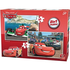 King International (05415) - "Cars" - 24 50 pieces puzzle