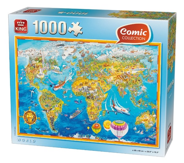King International (05135) - "World" - 1000 pieces puzzle