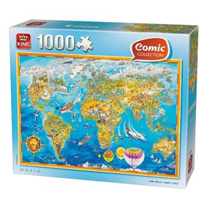 King International (05135) - "World" - 1000 pieces puzzle