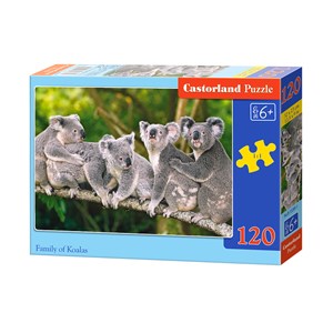 Castorland (B-13289) - "Koalas" - 120 pieces puzzle