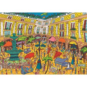 Jumbo (18561) - "Plaça Reial, Barcelona" - 1000 pieces puzzle