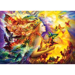 Art Puzzle (4356) - "Butterfly's Dream" - 1000 pieces puzzle