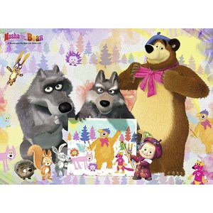 Ravensburger (10590) - "Masha and the Bear" - 100 pieces puzzle