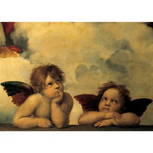 Ravensburger (15544) - Raphael: "Cherubs" - 1000 pieces puzzle