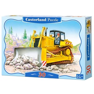 Castorland (3327) - "Bulldozer" - 30 pieces puzzle