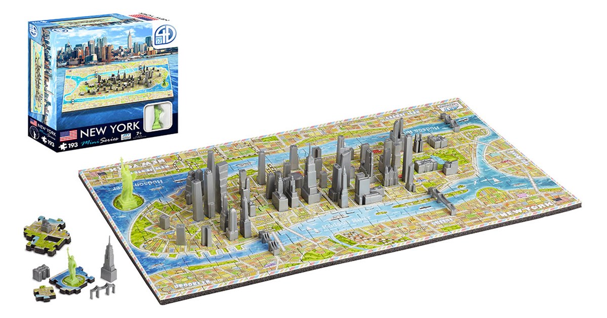 4D Cityscape (70000) - 4D Mini New York - 193 pieces puzzle
