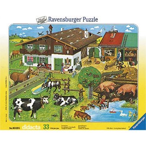 Ravensburger (06618) - "Animals and their Families" - 33 pieces puzzle