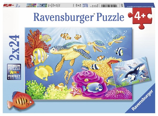 Ravensburger (07815) - "Colorful Underwater World" - 24 pieces puzzle