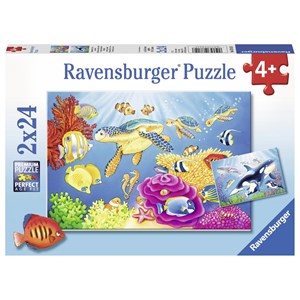 Ravensburger (07815) - "Colorful Underwater World" - 24 pieces puzzle