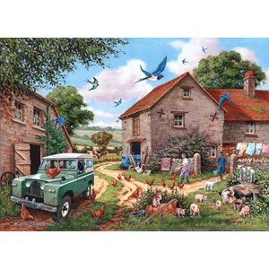 The House of Puzzles (3084) - "Farmers Wife" - 500 pieces puzzle