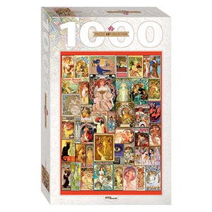 Step Puzzle (79121) - "Art Nouveau" - 1000 pieces puzzle