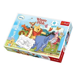 Trefl (14163) - "Winnie the pooh" - 30 pieces puzzle