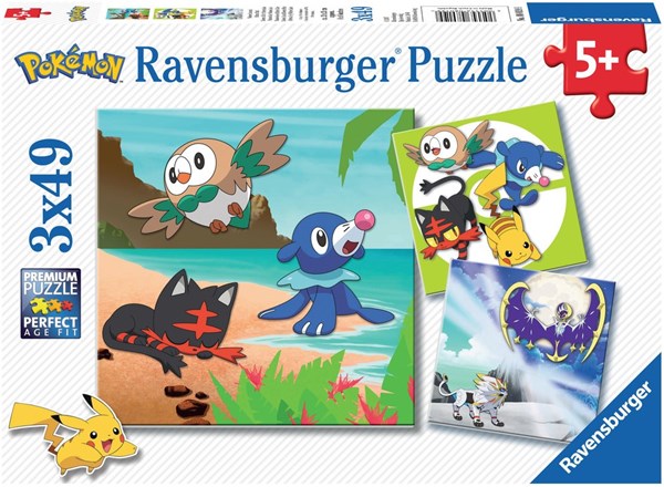 Ravensburger (08019) - "Pokemon" - 49 pieces puzzle