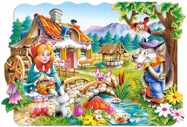 Castorland (C-02160) - "Little Red Riding Hood" - 20 pieces puzzle