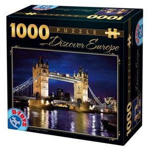 D-Toys (65995-DE01) - "Tower Bridge, London" - 1000 pieces puzzle