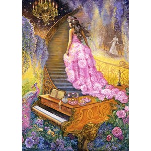 Grafika (T-00054) - Josephine Wall: "Melody in Pink" - 1000 pieces puzzle