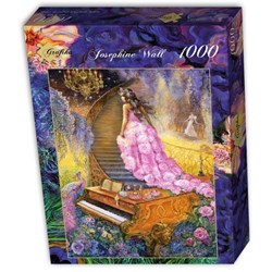 Grafika (T-00054) - Josephine Wall: "Melody in Pink" - 1000 pieces puzzle