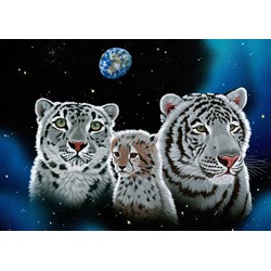 Grafika (T-00419) - Schim Schimmel, William Schimmel: "Gentle Family" - 1000 pieces puzzle