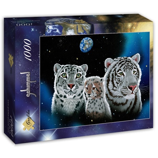 Grafika (T-00419) - Schim Schimmel, William Schimmel: "Gentle Family" - 1000 pieces puzzle