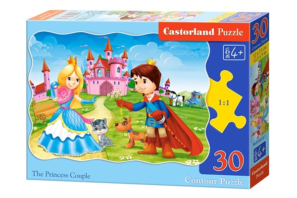 Castorland (B-03518) - "The Princess Couple" - 30 pieces puzzle