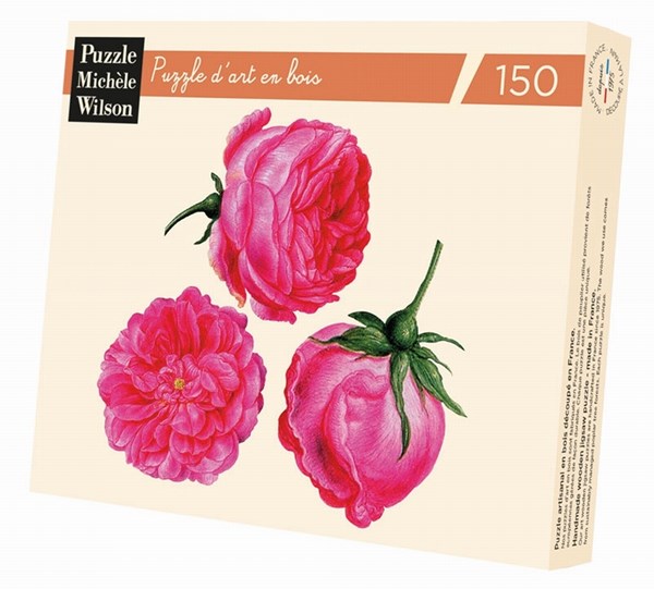 Puzzle Michele Wilson (A179-150) - Francois-Joseph Redoute: "Three Roses" - 150 pieces puzzle