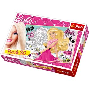 Trefl (18171) - "Barbie" - 30 pieces puzzle