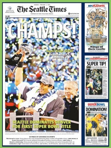 White Mountain (1062) - "Seattle Seahawks" - 550 pieces puzzle