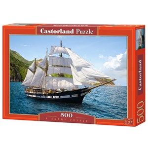 Castorland (B-51496) - "Sailboat Cruise" - 500 pieces puzzle