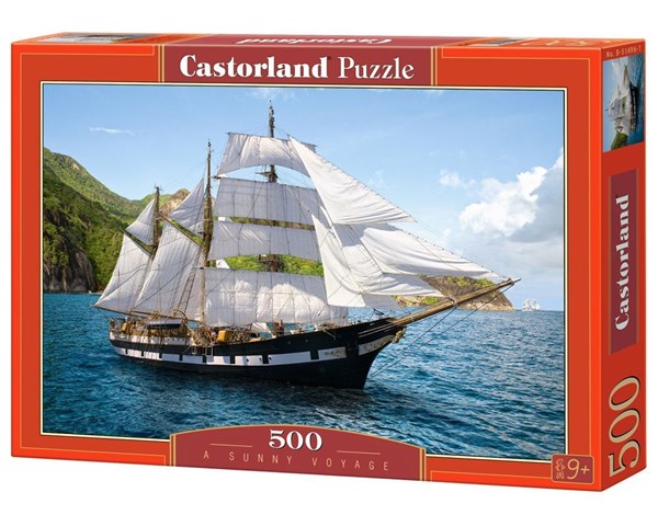 Castorland (B-51496) - "Sailboat Cruise" - 500 pieces puzzle
