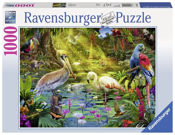 Ravensburger (19673) - "Bird Paradise" - 1000 pieces puzzle