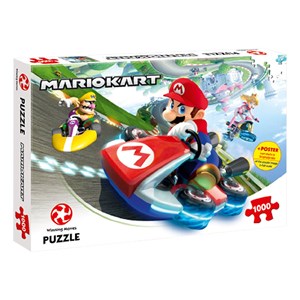 Winning Moves Games (44815) - "Super Mario, Mario Kart" - 1000 pieces puzzle