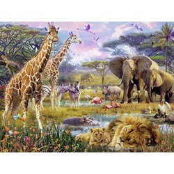 Ravensburger (16333) - "Colorful Africa" - 1500 pieces puzzle