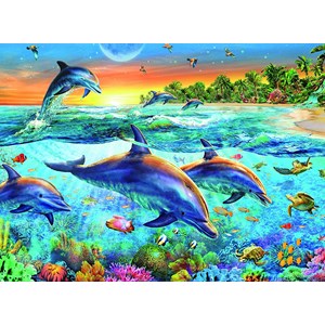 Ravensburger (14210) - "Dolphin Cove" - 500 pieces puzzle