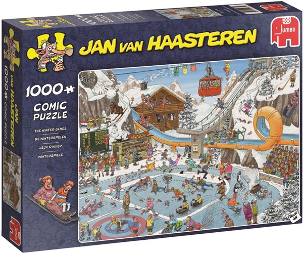 Jumbo (19065) - Jan van Haasteren: "Winter Games" - 1000 pieces puzzle