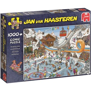 Jumbo (19065) - Jan van Haasteren: "Winter Games" - 1000 pieces puzzle