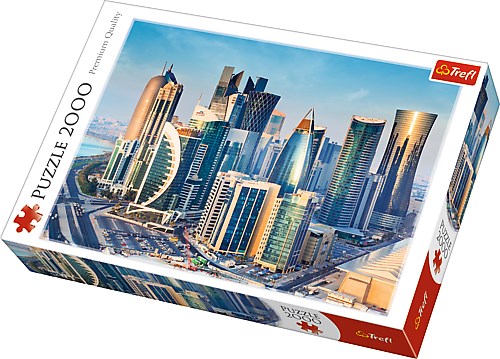 Trefl (27084) - "Doha, Qatar" - 2000 pieces puzzle