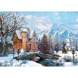 Trefl (10439) - Dominic Davison: "Winter landscape" - 1000 pieces puzzle