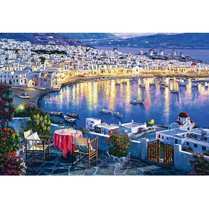Trefl (26144) - "Mykonos at Sunset" - 1500 pieces puzzle