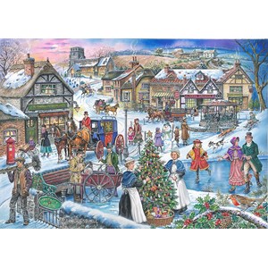 The House of Puzzles (3701) - "Victorian Green" - 1000 pieces puzzle