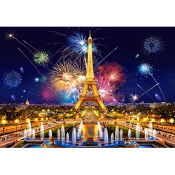 Castorland (103997) - "Glamour of the Night, Paris" - 1000 pieces puzzle