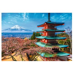 Trefl (26132) - "Mount Fuji" - 1500 pieces puzzle