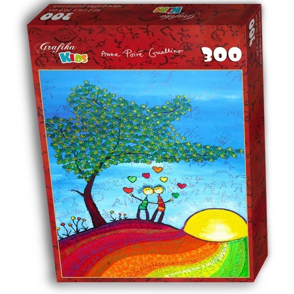 Grafika Kids (01715) - Anne Poire, Patrick Guallino: "Signes et Sillons de Bonheur" - 300 pieces puzzle