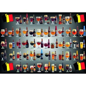 PuzzelMan (095) - "Belgian beers" - 1000 pieces puzzle