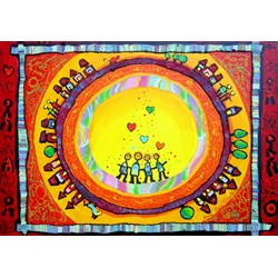 Grafika (00659) - Anne Poire, Patrick Guallino: "Portrait de Famille" - 1000 pieces puzzle