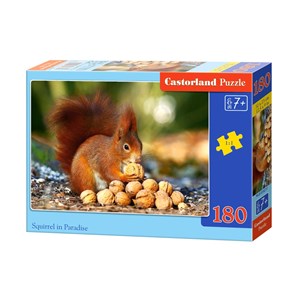 Castorland (B-018277) - "Squirrel in Paradise" - 180 pieces puzzle