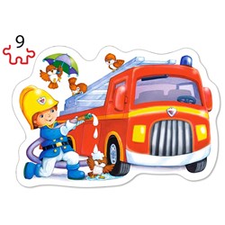 Castorland (B-005055) - "Exciting Jobs" - 3 4 6 9 pieces puzzle