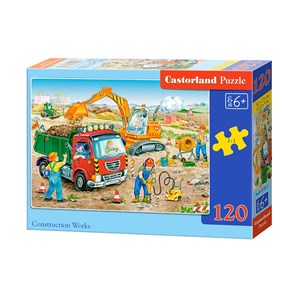 Castorland (B-13180) - "Construction Works" - 120 pieces puzzle
