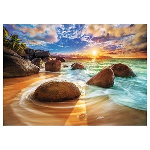 Trefl (10461) - "Samudra Beach, India" - 1000 pieces puzzle