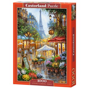 Castorland (C-103669) - "Spring Flowers, Paris" - 1000 pieces puzzle